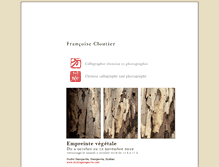 Tablet Screenshot of francoisecloutier.com